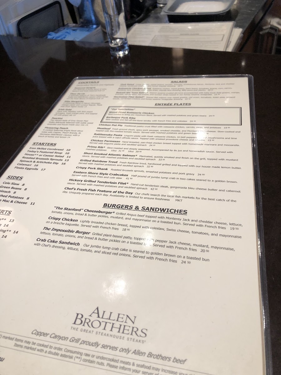 Copper Canyon Grill Menu - Image 5